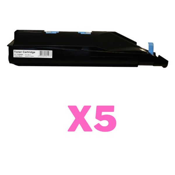 5 x Non-Genuine TK-884K Black Toner Cartridge for Kyocera FS-C8500DN-Tonerkart