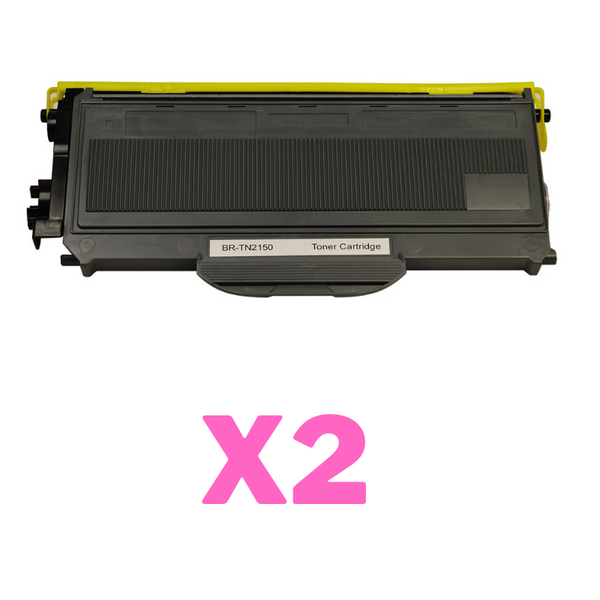 2 x Compatible Brother TN-2150 Toner Cartridge-Tonerkart