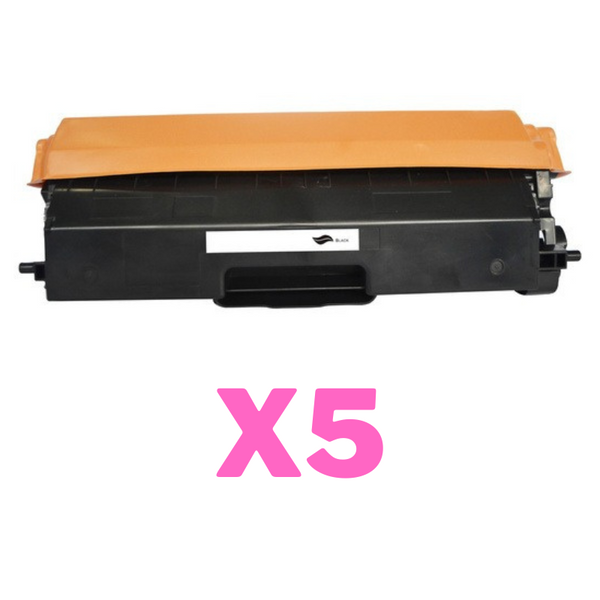 5 x Compatible Brother TN-348BK Black Toner Cartridge High Yield-Tonerkart