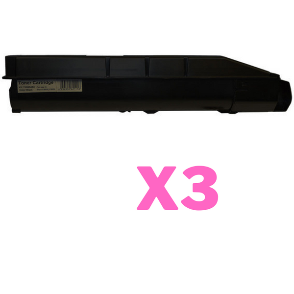 3 x Non-Genuine TK-8604K Black Toner Cartridge for Kyocera FS-C8650DN-Tonerkart