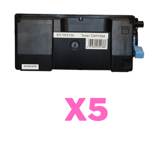 5 x Non-Genuine TK-3134 Toner Cartridge for Kyocera FS-4200DN FS-4300DN-Tonerkart