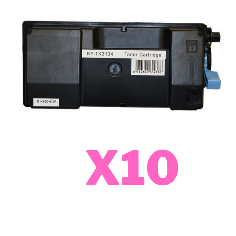 10 x Non-Genuine TK-3134 Toner Cartridge for Kyocera FS-4200DN FS-4300DN-Tonerkart