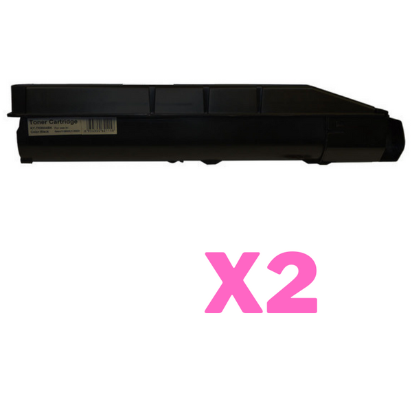 2 x Non-Genuine TK-8604K Black Toner Cartridge for Kyocera FS-C8650DN-Tonerkart