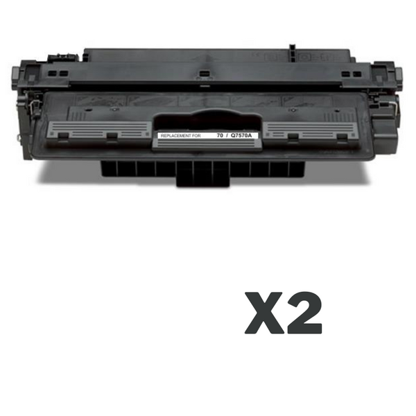 2 x Compatible HP Q7570A Toner Cartridge 70A-Tonerkart