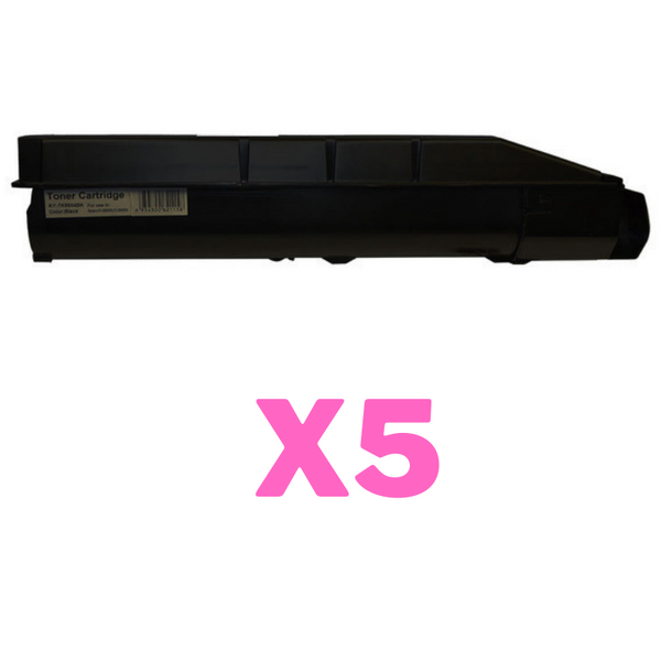 5 x Non-Genuine TK-8604K Black Toner Cartridge for Kyocera FS-C8650DN-Tonerkart