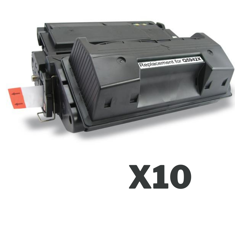 10 x Compatible HP Q5942X Toner Cartridge 42X-Tonerkart