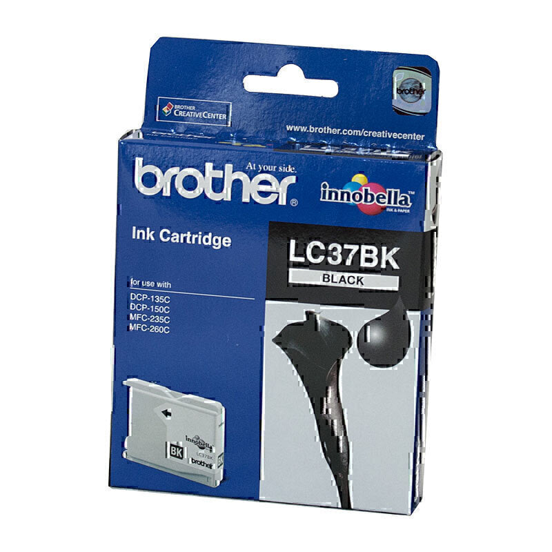 Brother LC-37 Black  Premium Original Ink Cartridge-Tonerkart