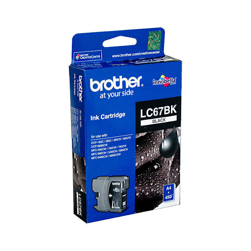 Brother LC-67 Black Premium Original Ink Cartridge-Tonerkart