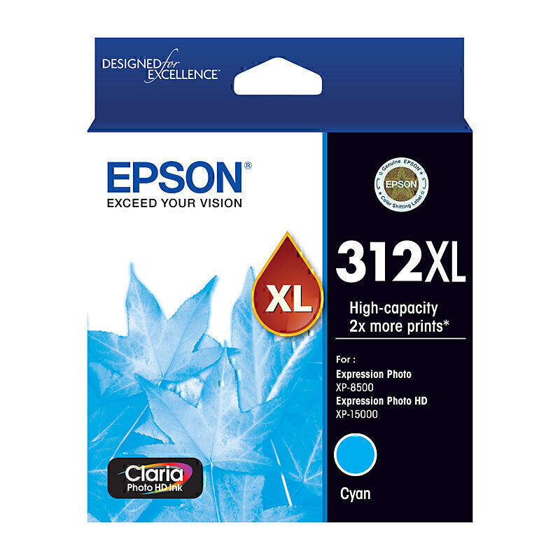 312XL Premium Cyan Original Epson Inkjet Cartridge-Tonerkart