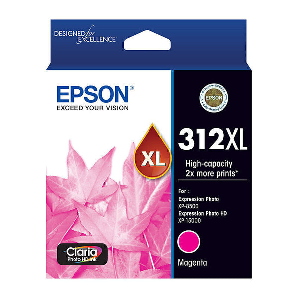 312XL Premium Magenta Original Epson Inkjet Cartridge-Tonerkart