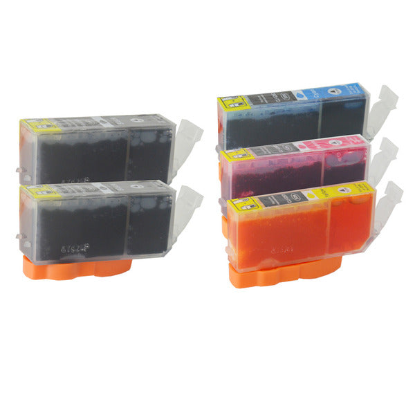 5 Pack Compatible Canon PGI-5 CLI-8 Ink Cartridge Set (1BK,1PBK,1C,1M,1Y)-Tonerkart