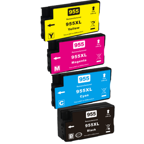 5 Pack Compatible HP 955XL Ink Cartridge Set (2BK,1C,1M,1Y) L0S72AA L0S63AA L0S66AA L0S69AA-Tonerkart
