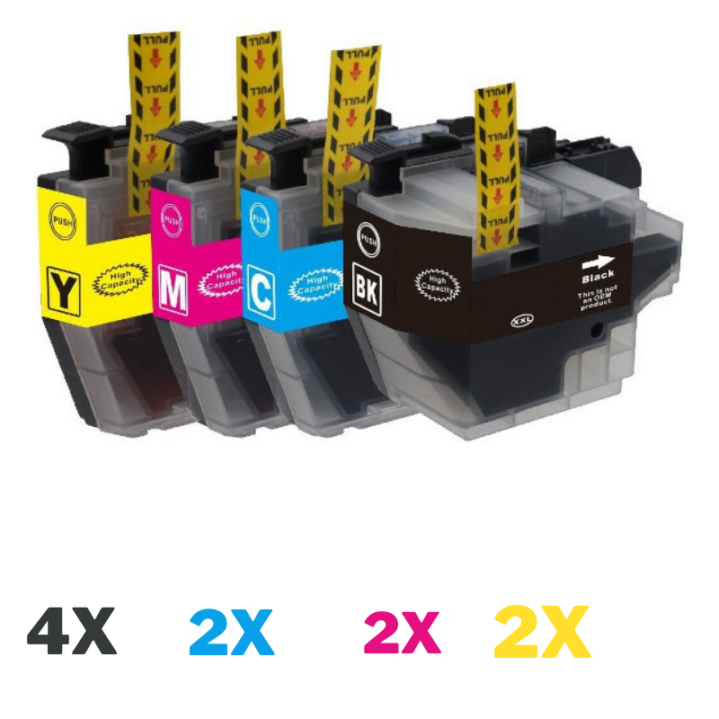10 Pack Compatible Brother LC-3319XL Ink Cartridge Set (4BK,2C,2M,2Y)-Tonerkart
