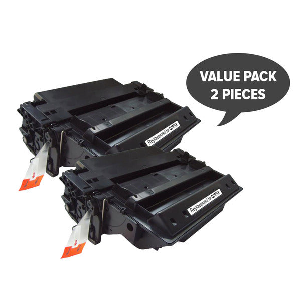 Q7551X HP #51X Black Premium Generic Laser Toner Cartridges (Set of 2) - Tonerkart