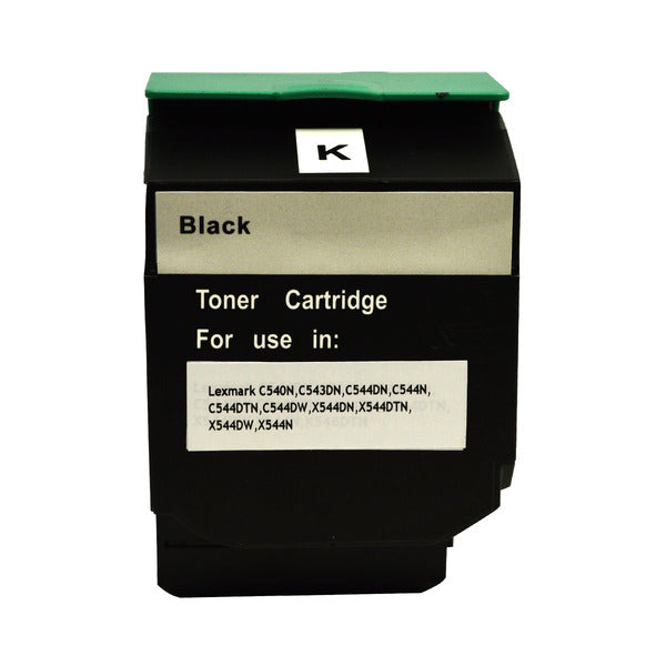 C544B C544XIKG Premium Generic Black Lexmark Toner Cartridge - Tonerkart
