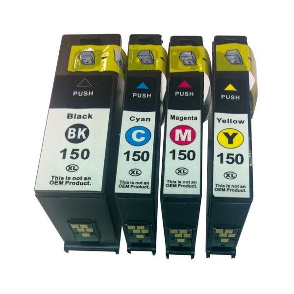 150XL Inkjet Compatible Set (4 Cartridges) - Tonerkart150XL Inkjet Lexmark Compatible Cartridge (Set of 4) - Tonerkart