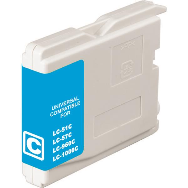 LC37 LC57 Cyan Compatible Brother Inkjet Cartridge - Tonerkart
