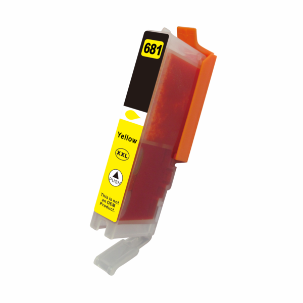 Yellow Compatible Canon Inkjet Cartridge (Replacement for CLI-681YXXL) - Tonerkart