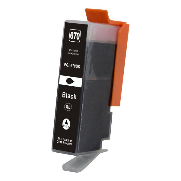 PGI-670XLBK Pigment Black Compatible Canon Inkjet Cartridge - Tonerkart