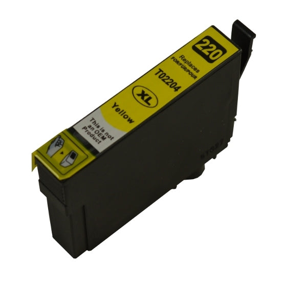 220YXL Yellow Premium Compatible Epson Inkjet Cartridge - Tonerkart