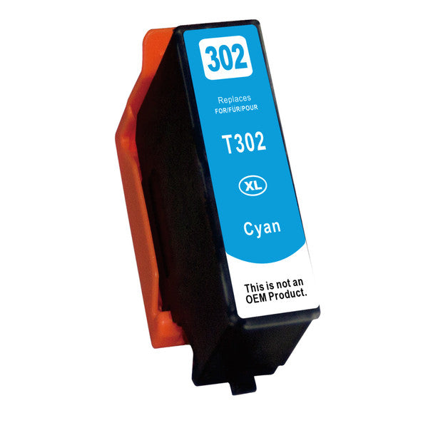 302XL Premium Cyan Compatible EPSON Inkjet Cartridge - Tonerkart