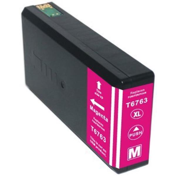 676XL (T6763) Magenta Compatible Epson Inkjet Cartridge - Tonerkart