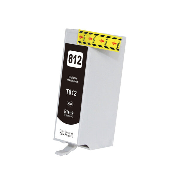 812XL Premium Black Compatible EPSON Inkjet Cartridge - Tonerkart