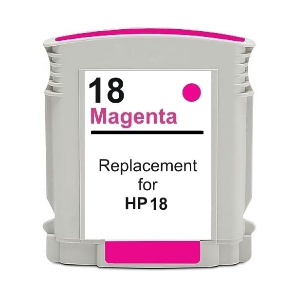 #18 Magenta High Capacity Remanufactured HP Inkjet Cartridge