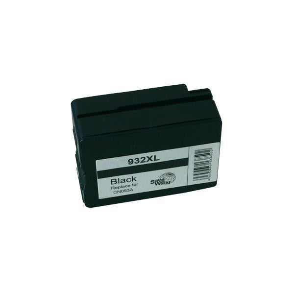 932XL Black Remanufactured Inkjet Cartridge - Tonerkart