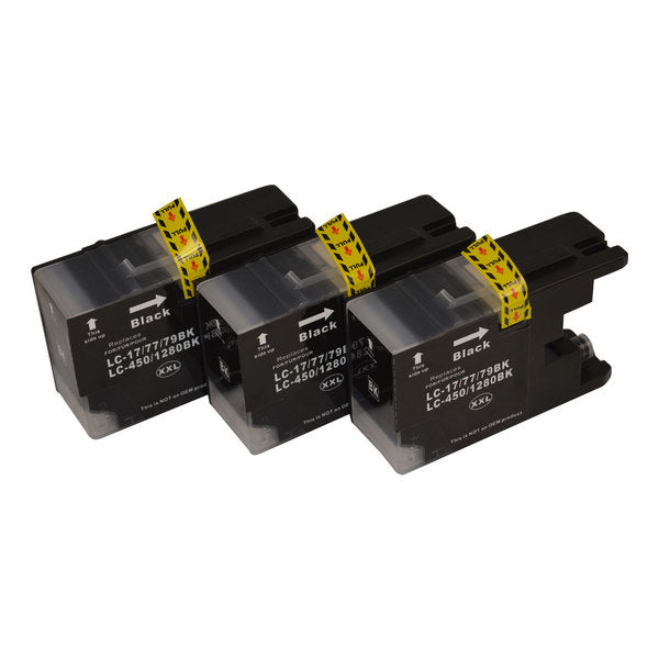 LC-77XXLBk Compatible Inkjet Cartridges(Set of 3) - Tonerkart