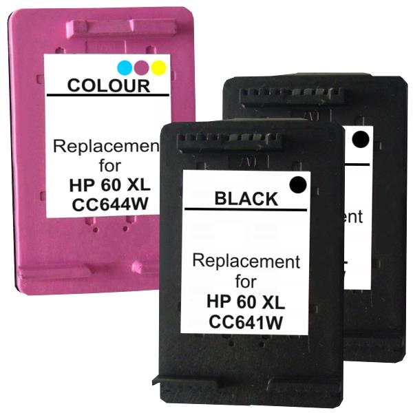 3 x 60XL Remanufactured Inkjet Cartridge Set