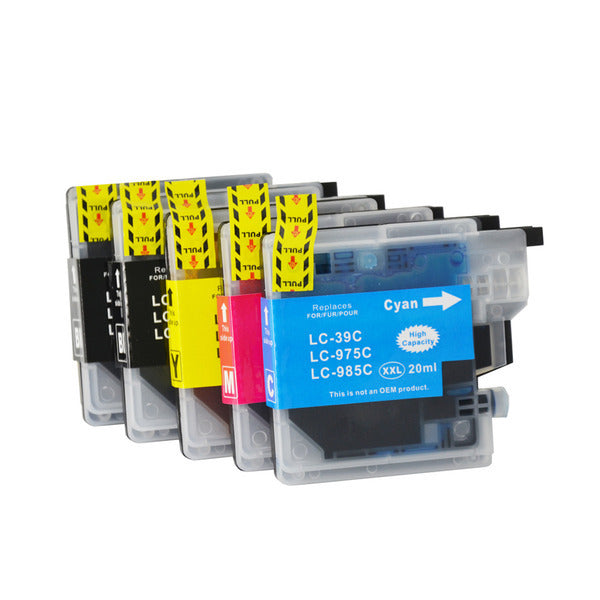 LC39 Compatible Inkjet Cartridge Set 5 Ink Cartridges [Boxed Set] - Tonerkart
