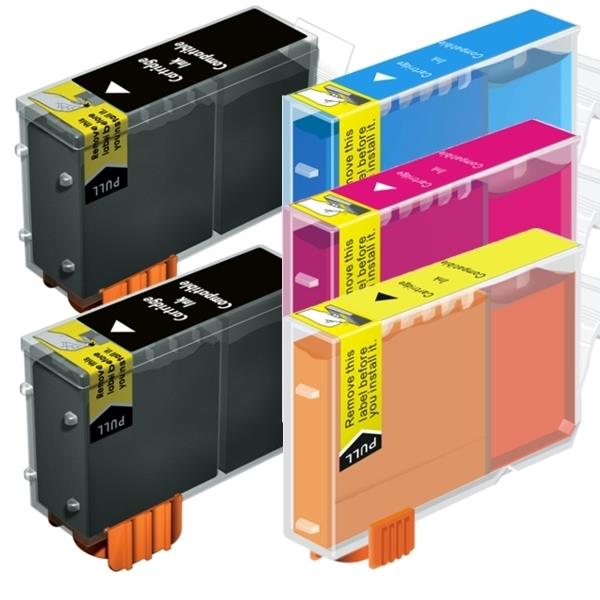 BCI-3 Black / Bci-3 Bci-6 Colours Compatible Inkjet Cartridge Set 5 Ink Cartridges - Tonerkart