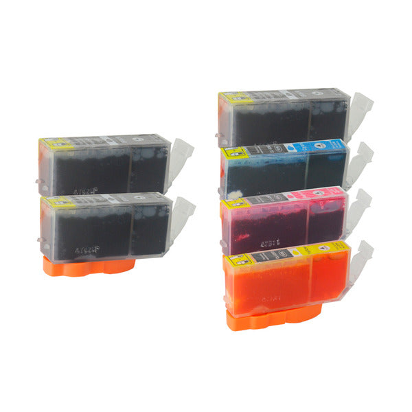 PGI-5 CLI-8 Compatible Inkjet Cartridge Set 6 Ink Cartridges - Tonerkart